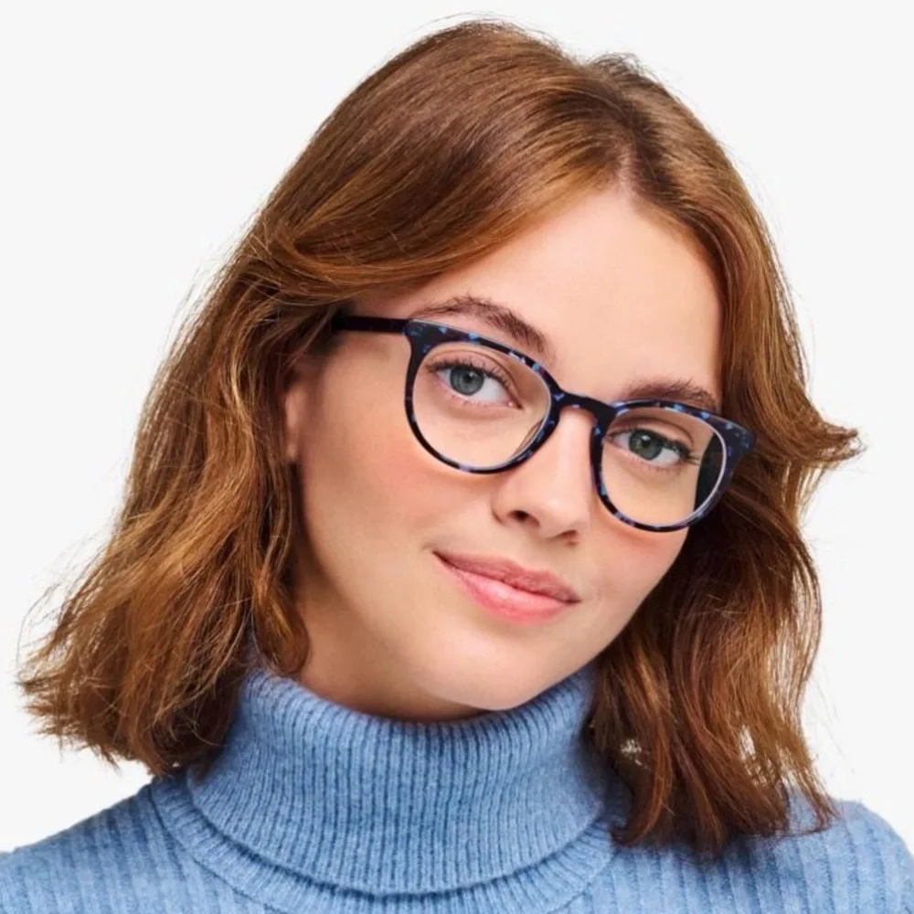 Warby Parker Sadie Riverbed Tortoise Blue Men’s or Women's Glasses Frames